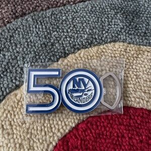 Brand New New York Islanders 50th Anniversary Hockey NHL Metal Beer Opener